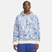 Nike Sportswear Club Fleece чоловічі Pullover Printed Толстовка з капюшоном колір білий