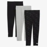 Nike Little детские лосины (3 пары) цвет черный