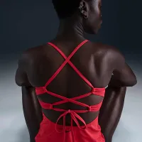 Nike Swim Essential женская Lace-Up High-Neck Tankini цвет красный