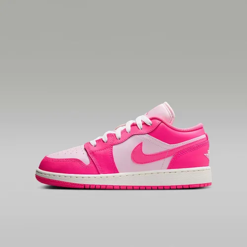 Nike Air Jordan 1 Low Big детские Кроссовки Pink