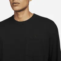 Nike Sportswear Premium Essentials чоловічі Long-Sleeve Pocket футболка колір чорний