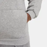 Nike Sportswear Club Fleece Big детские Толстовка с капюшоном (Extended Size) цвет серый