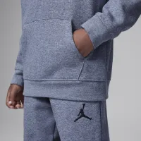 Nike Jordan MJ Essentials Fleece Little детские Pullover Толстовка с капюшоном набор цвет серый
