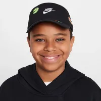 Nike Little дитячі Patch Toss Club Cap колір чорний