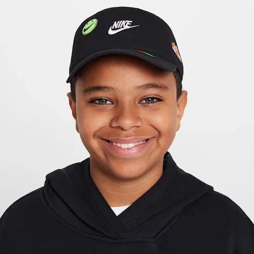 Nike Little дитячі Patch Toss Club Cap колір чорний