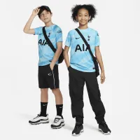 Tottenham Hotspur 2023/24 Stadium Goalkeeper Big дитячі Nike Dri-FIT Soccer Short-Sleeve Jersey блакитний
