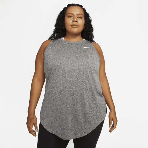 Nike Dri-FIT женская Tank (большие размеры) цвет черный