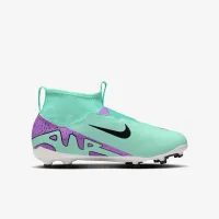 Nike Jr. Mercurial Superfly 9 Academy Little/Big детские Multi-Ground High-Top футбольные бутсы цвет зеленый