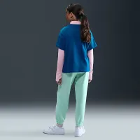 Nike Sportswear Club Fleece Big дитячі Loose Pants колір зелений