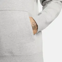 Nike Solo Swoosh чоловічі Fleece Толстовка з капюшоном колір сірий