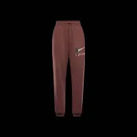 Nike Sportswear Phoenix Fleece женская С высокой Талией оверсайз Pants цвет коричневый