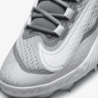 Nike Alpha Huarache Elite 4 Low чоловічі бейсбольні бутси колір сірий