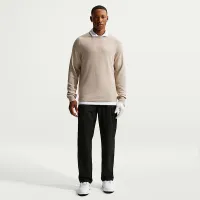 Nike Tailoцвет красный Performance мужские Crew-Neck для гольфа Crew-Neck Top цвет коричневый