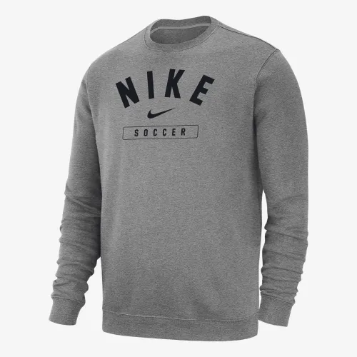 Nike Soccer мужские Crew-Neck свитшот цвет серый