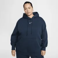 Nike Sportswear Phoenix Fleece жіноча оверсайз Pullover Толстовка з капюшоном (великі розміри) блакитний