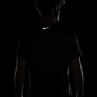 Nike Miler Flash мужские Dri-FIT UV Short-Sleeve Running Top цвет серый