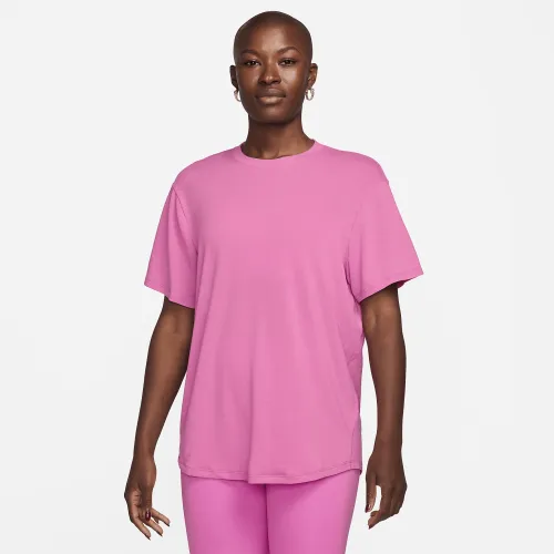 Nike One Relaxed жіноча Dri-FIT Short-Sleeve Top Red