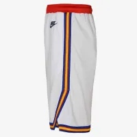 Golden State Warriors 2024/25 Hardwood Classics Big детские Nike NBA Swingman шорты цвет белый