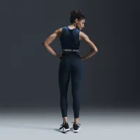 Nike Pro Sculpt жіноча З високою талією 7/8 лосіни з кишенямиблакитний