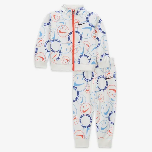 Nike Smiley Swoosh Printed Tricot набор Baby Tracksuit цвет белый