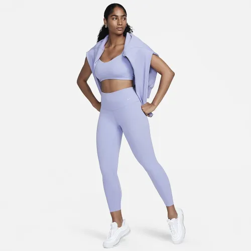 Nike Zenvy жіноча Gentle-Support З високою талією 7/8 лосіни колір фіолетовий