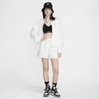 Nike Sportswear Essentials женская Repel Mid-Rise шорты цвет белый