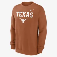 Texas Longhorns Primetime Primary Stack чоловічі Nike College Pullover Crew Orange