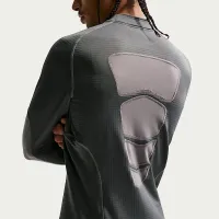 Nike Tech мужские Base Layer Long Sleeve Top цвет серый