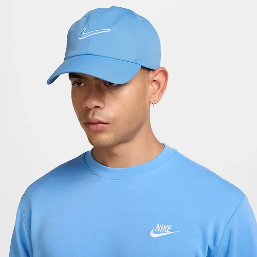 Nike Club Unstructuколір червоний Swoosh Cap блакитний