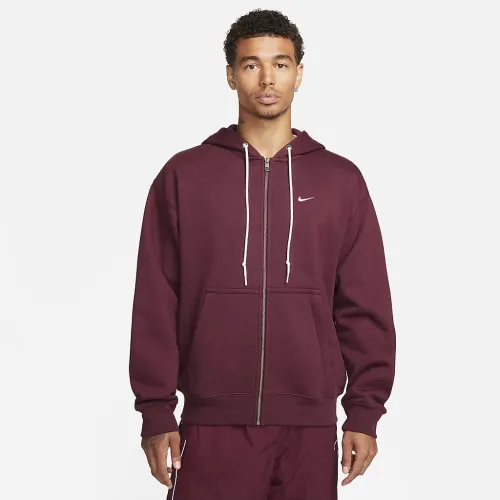 Nike Solo Swoosh чоловічі Full-Zip Толстовка з капюшоном колір червоний