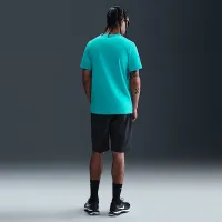 Nike мужские для гольфа футболка цвет зеленый