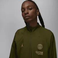 Nike Paris Saint-Germain Strike Fourth чоловічі Jordan Dri-FIT Soccer Woven Tracksuit колір зелений