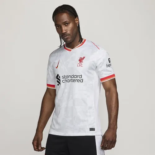 Liverpool FC 2024/25 Stadium Third мужские Nike Dri-FIT Soccer Replica Jersey цвет белый