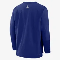 Los Angeles Dodgers Authentic Collection Player мужские Nike Dri-FIT MLB Pullover свитшот синий