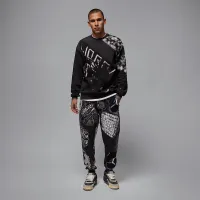 Nike Jordan MVP чоловічі Crew-Neck Fleece світшот колір чорний