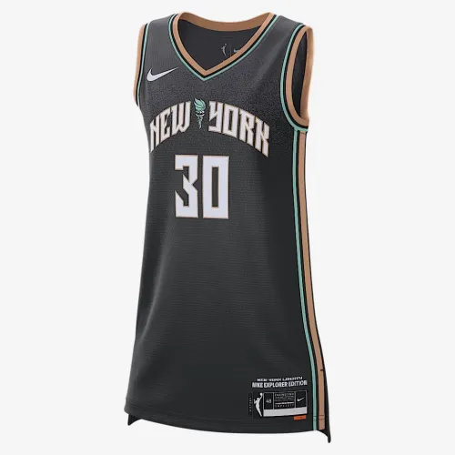 New York Liberty Explorer Edition Nike Dri-FIT WNBA Victory Jersey цвет черный