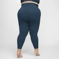 Nike Zenvy жіноча Gentle-Support З високою талією 7/8 лосіни (великі розміри) блакитний
