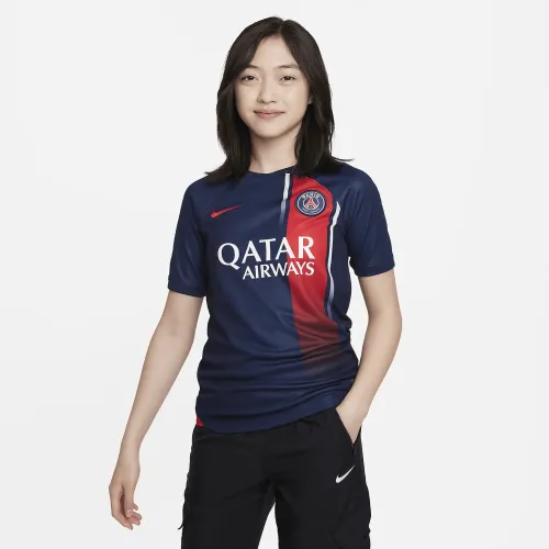 Paris Saint-Germain 2023/24 Stadium Home Big дитячі Nike Dri-FIT Soccer Jersey блакитний