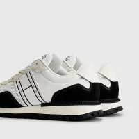 Кроссовки Tommy Jeans Runner EM0EM01167-BDS -  Бело-Черные