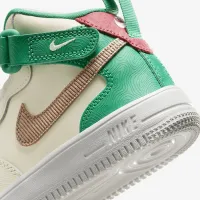 Nike Force 1 Mid SE EasyOn Little детские Кроссовки цвет белый