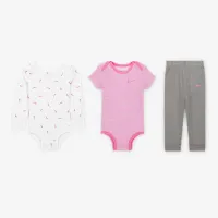 Nike Baby Essentials Baby (12-24M) 3-Piece Bodysuit комплект колір білий