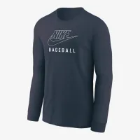 Nike Swoosh Big дитячі Baseball Long-Sleeve футболка блакитний