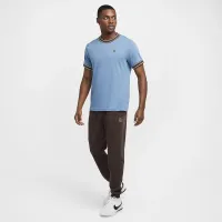 NikeCourt Heritage чоловічі Short-Sleeve Tennis Top блакитний