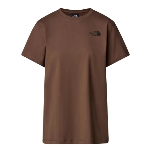 Футболка The North Face цвет красныйbox 0A87NK1OI1 - коричневая