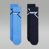 Nike Jordan Big детские Diamond High Crew носки (2 пары) синий