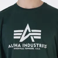 Футболка Alpha Industries Basic футболка 100501610 - зеленая