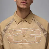 Nike Jordan Essentials чоловічі Coaches Куртка колір коричневий
