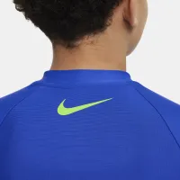 Nike Swim 3-D Swoosh Big детские (для мальчиков) Long-Sleeve Zip Hydroguard синий