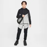 Nike Sportswear Tech Fleece Big детские Full-Zip Толстовка с капюшоном цвет серый