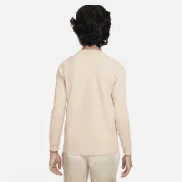Nike Sportswear Big дитячі (для хлопчиків) Long-Sleeve футболка колір коричневий